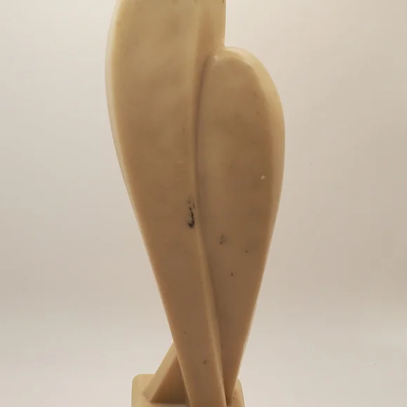 Devotion Cycladic Idol Love Between Couple Statue Marble Handmade Sculpture